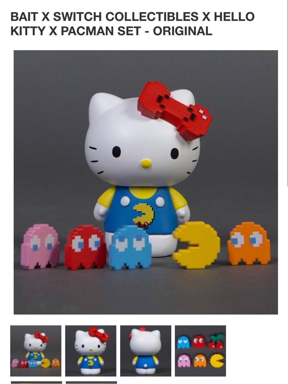 Hello Kitty + Pac-Man Collectable Figure Set - Picture 5 of 5